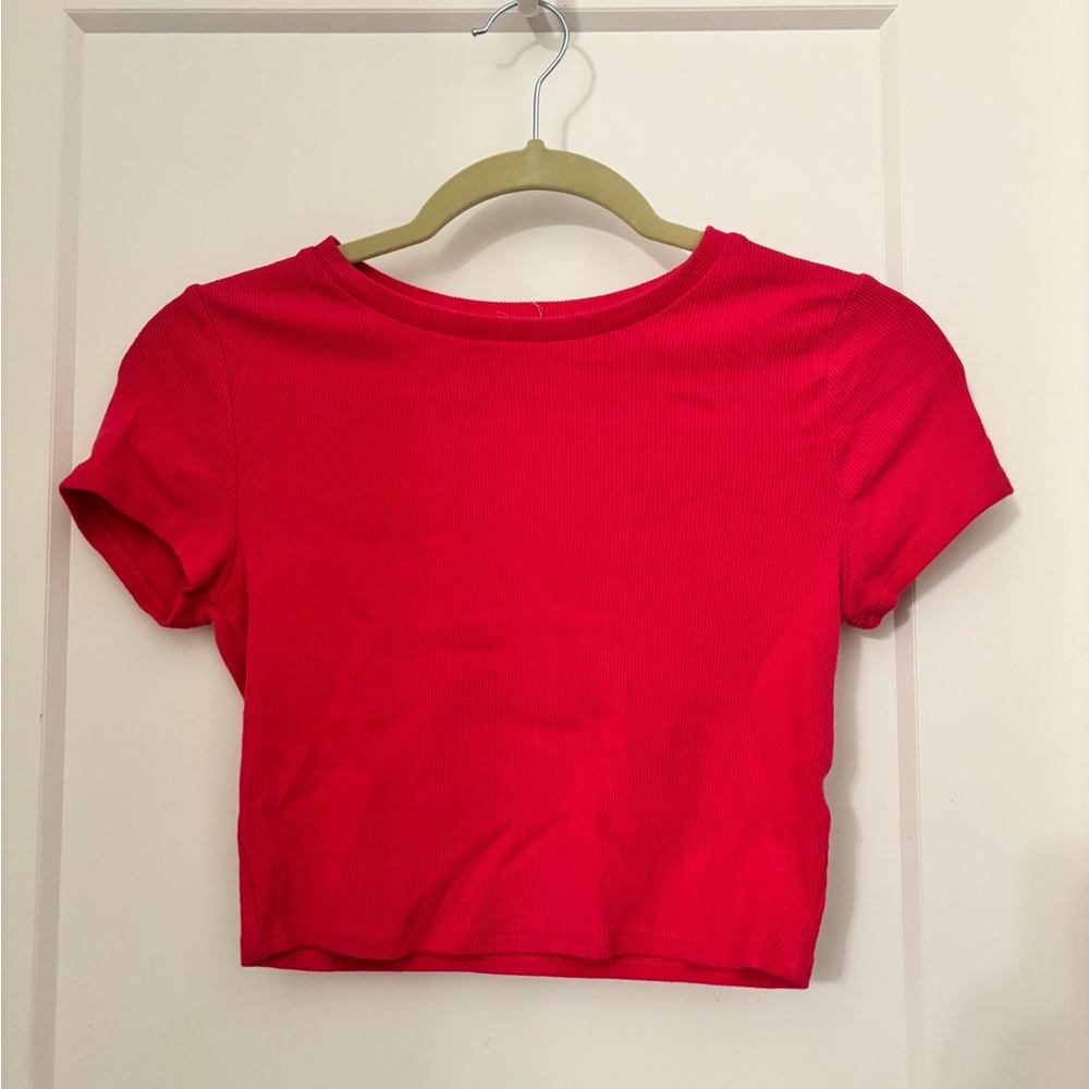 Garage Short-Sleeve Crop Top